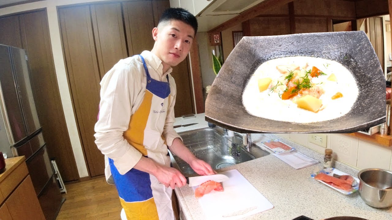 I made Finnish Salmon Soup for my Japanese family - How they like it?