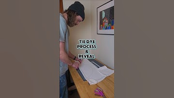 Tie Dye Process & Reveal✌️ #tiedye #handmade #art #diy #artprocess #hippie