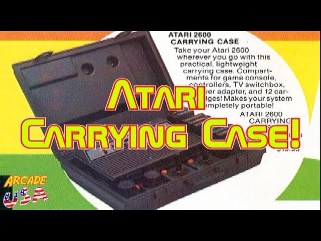 Atari 2600 Avec Housse Cuir Rare - Comme Neuf - Console Vintage