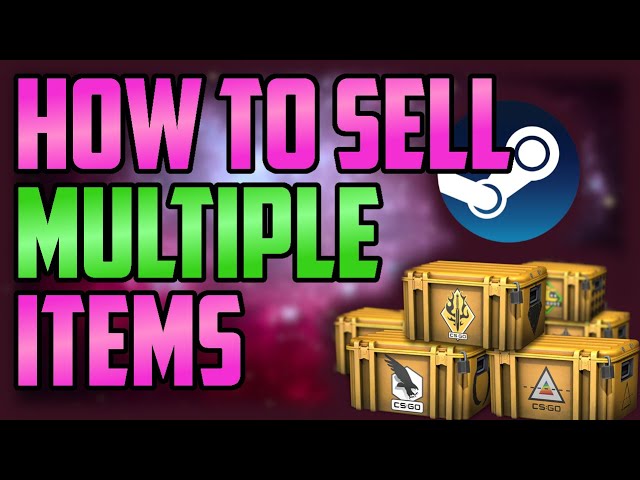 Steam inventory helper / How to sell Multiple Items on Steam