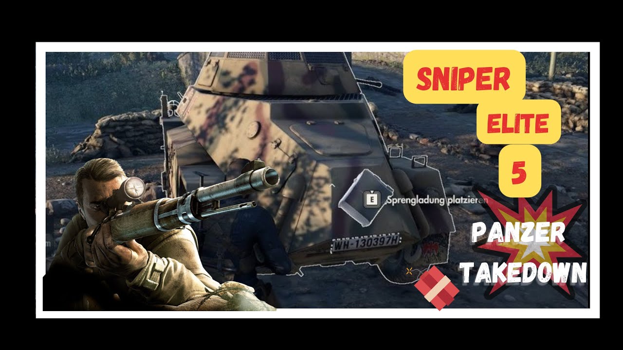 How to destroy an armored vehicle sniper elite YouTube
