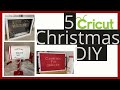 5 Cricut Christmas DIY Ideas - Dollar Tree - Modern - Farmhouse