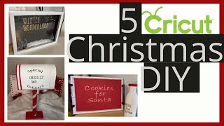 5 Cricut Christmas DIY Ideas - Dollar Tree - Modern - Farmhouse