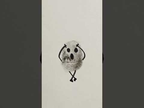 Thumb Print Drawing