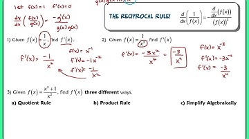 2.3 (Part 2) Techniques of Differentiation