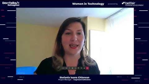 Women in Technology -  Keynote Ioana Chiorean