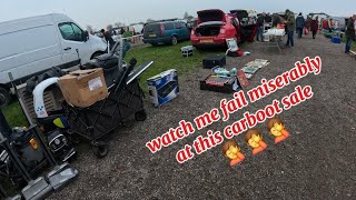 Bargain hunting  at massive winter car boot sale , flea market , Torksey carboot #ebayreseller 