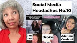 Broke woman blames Tik Tok audience for not getting her out of debt and Doordash girl update