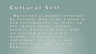 Dimensions of self