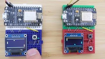 Multiplayer pong on the ESP8266