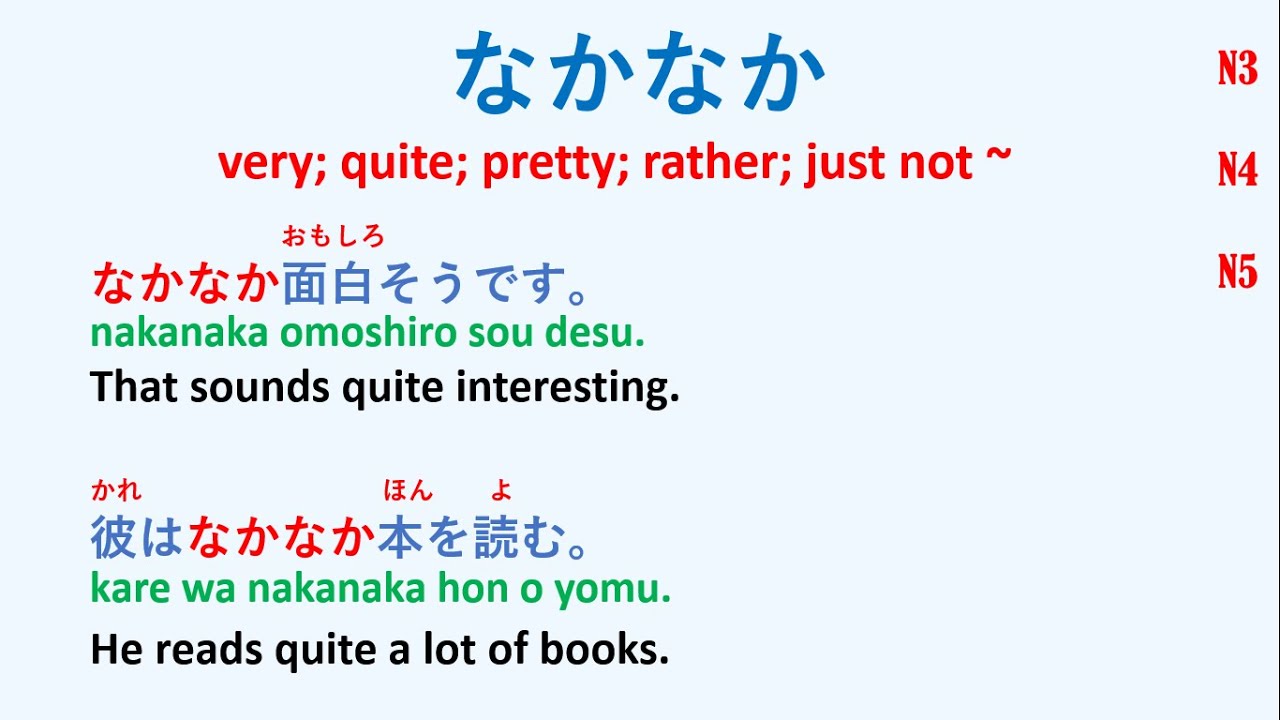 NAKANAKA- JLPT N3 N4 N5 (GRAMMAR) |