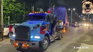 Download Lagu YA VIENE!  Así es la caravana que acompaña los vagones del Metro 🚆 en su recorrido hasta Bogotá MP3