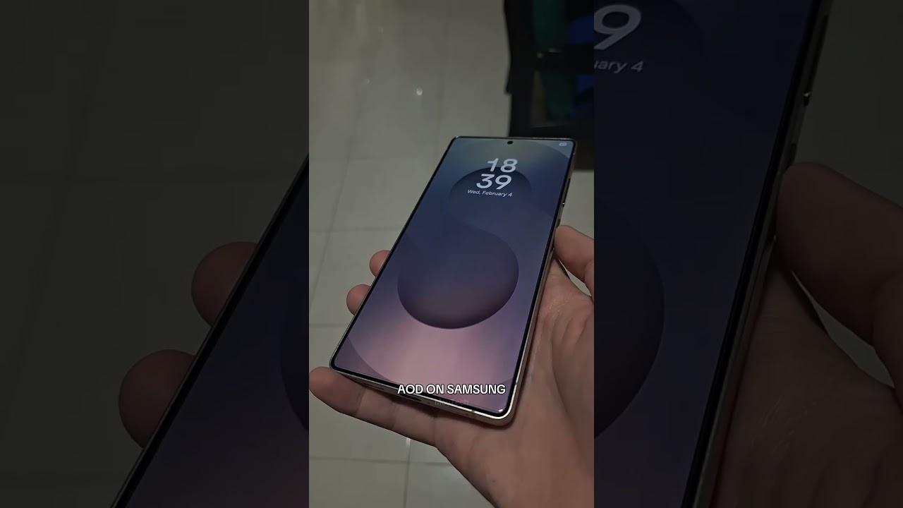 AOD ON SAMSUNG😍 #samsung #tech