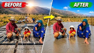 We covered our house's roof with concrete! The before and after results will amaze you