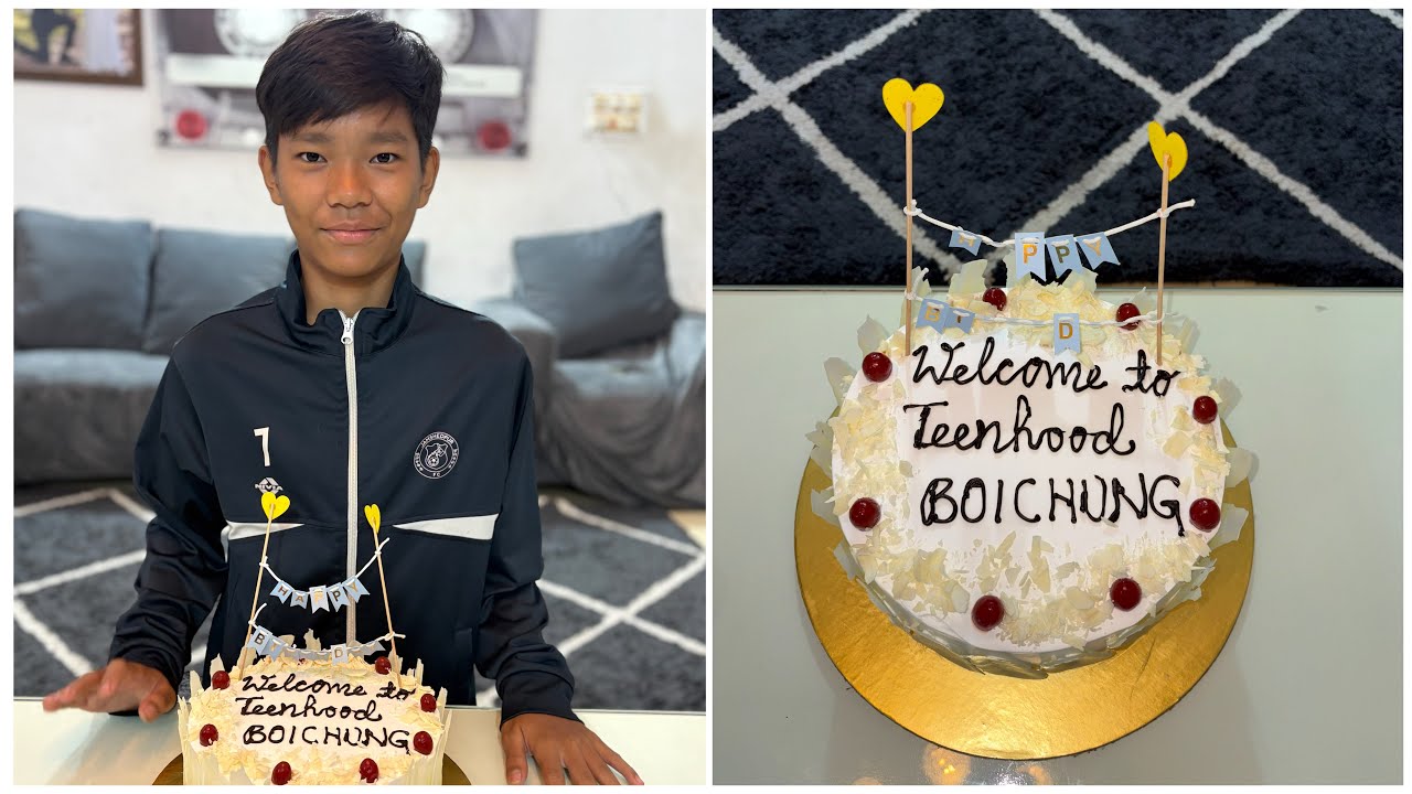 Boichung’s 1st Birthday since joining our family ❤️