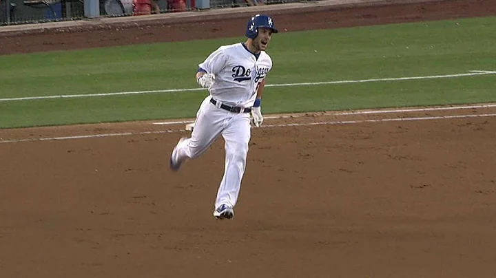 Schumaker smashes a two-run homer for lead