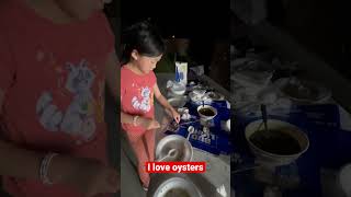 I love oysters [My Favorite Seafood] #oysters #seafood #shorts