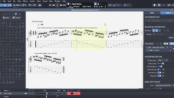 Finger Exercise Guitar Lesson Symmetrical and Chromatic Exercise 3