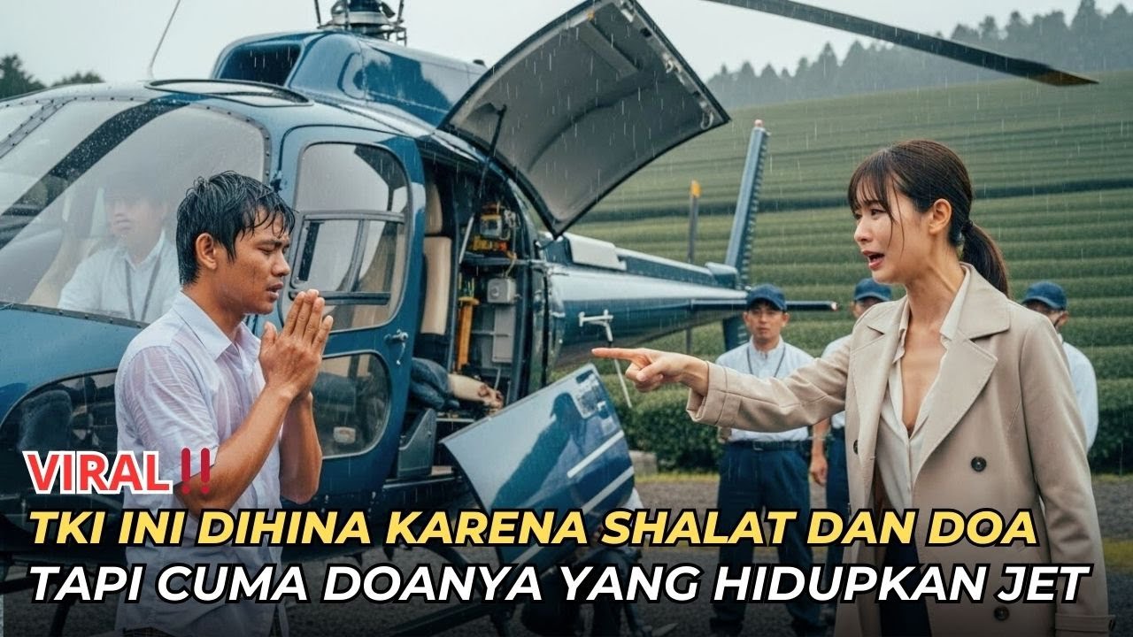 TKI Ini Dihina Karena Shalat… Tapi Saat Helikopter Bos Jepang Mati Total, Doanya Bikin Semua nangis!