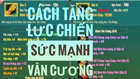 TĂNG LỰC CHIẾN SỨC MẠNH TỪ VĂN CƯƠNG : % THỜI GIAN ĐƯỢC TÍNH NHƯ NÀO TRONG VÕ LÂM TRUYỀN KỲ 1 MOIBLE