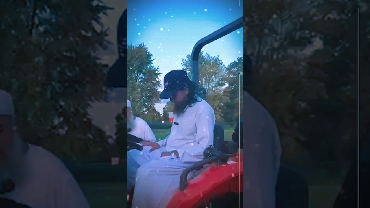 Mufti Tariq Masood tractor 🚜 chalate hoye vlog #muftitariqmasood #vlog #shorts