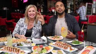 Heather Baker and DJ Williams visit Rock N Roll Sushi in Soma Little Rock