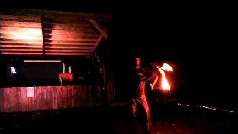 Juan Guardiola -  Fire Oxbow Meteor at Flow Down Fire Festival 2014