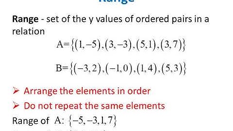 Relation and Function | Domain and Range | Vertical Line Test