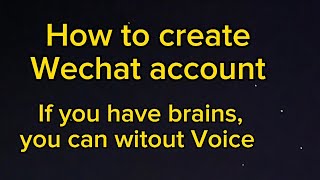 How to create Wechat account easy trick 👍 screenshot 5