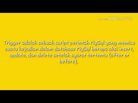 [TUTORIAL] Membuat Trigger, Procedure, dan Function #erwanusmawan