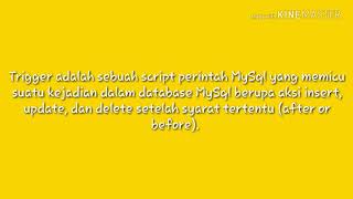 Famous [TUTORIAL] Membuat Trigger, Procedure, dan Function #erwanusmawan Profile