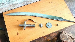 तलवार कैसे बनाया जाता है.|| sword talwar maker india || jhatka talwar