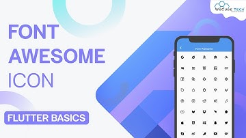 Flutter Font Awesome Icons Tutorial [Hindi] 🔥