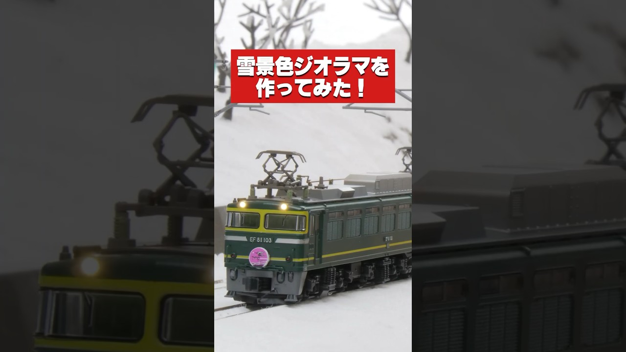 Nゲージ・ミニジオラマ【12月❅雪のローカル線】 Nゲージ・ミニジオラマ【12月❅雪のローカル線】