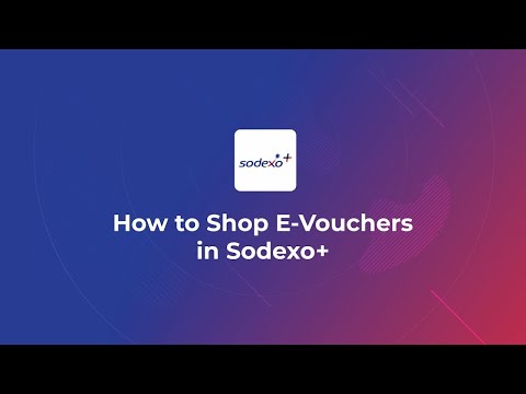 How To Shop E-Vouchers in the Sodexo+ App