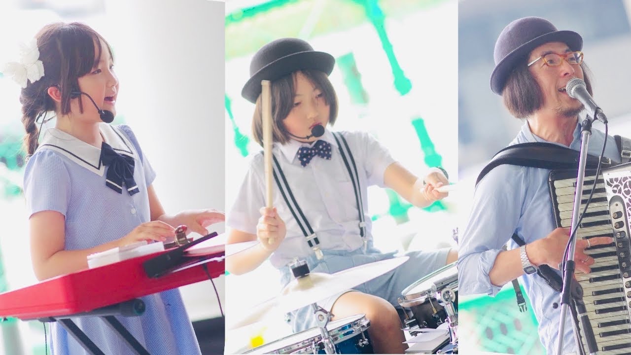 黒ネコのタンゴ 2025.5.18 高崎おとまちプロジェクト・おとまちライブ＠高崎OPA南側ペデストリアンデッキ下（皆川おさむカバー）/ matzo＆コマッツォ＆ココマッツォ