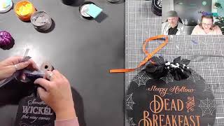 DIY Halloween Decor Projects! | Halloween Cutting Board and Door Round | Chalk Couture Halloween