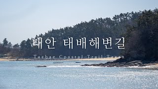 Taean Taebae Beach Trail  Hidden white sand beach | Cinematic Scenic Travel