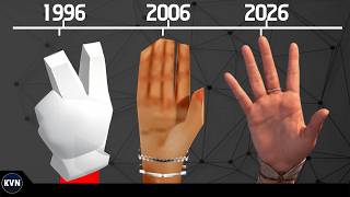 MANOS La EVOLUCIÓN Gráfica Más RARA de los videojuegos - KVN