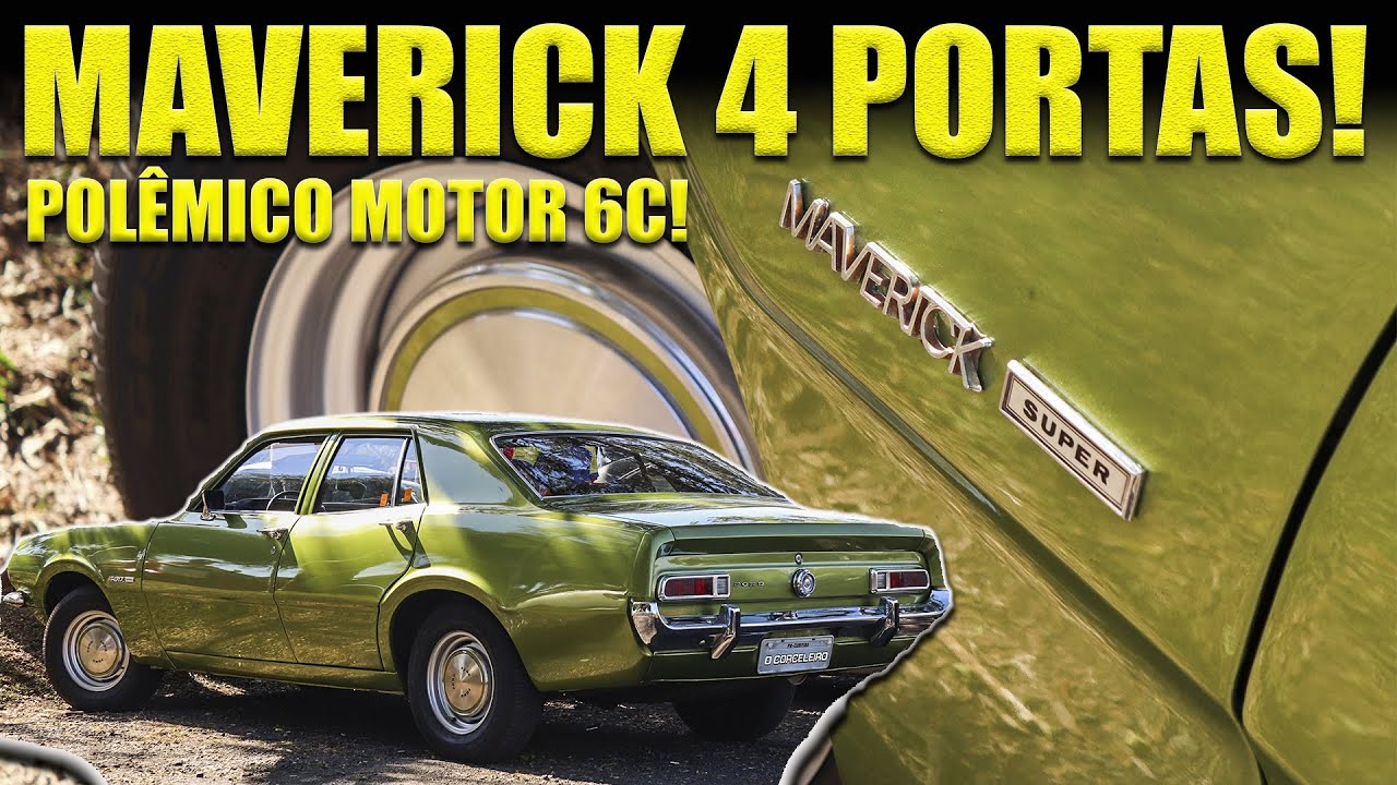 Maverick SUPER 4 PORTAS 1974: raríssima versão de uma lenda