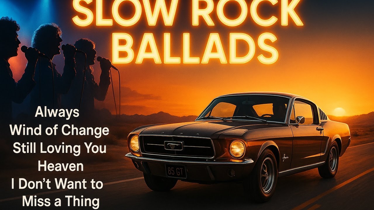Slow Rock Ballads Chill & Relax Playlist | Inspired by Bon Jovi & Guns N Roses | Legendary Rock