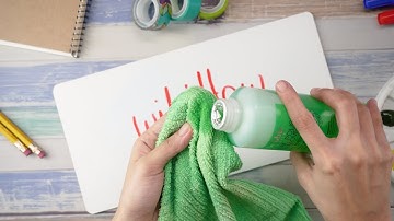 How to Remove Permanent Marker from a White Board