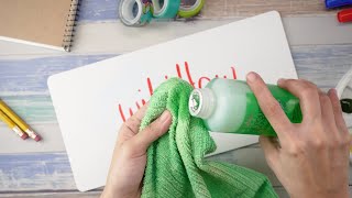 How to Remove Permanent Marker from a White Board