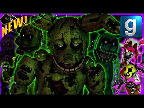 Gmod Fnaf | Review | Brand New Drgbase Fnaf Nextbots! [part 4]