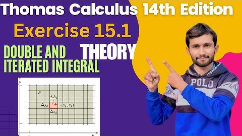 Exercise 15.1 | Theory | Double and iterated integrals over rectangles
