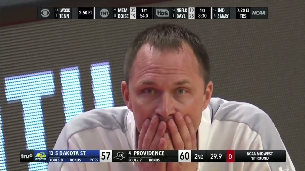 Questionable Foul Call At End of South Dakota State vs Providence Round of 64 Game 03-17-22