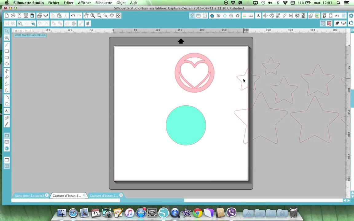 Astuce Silhouette: objets imbriqués et le tracé composite +fichier gratuit