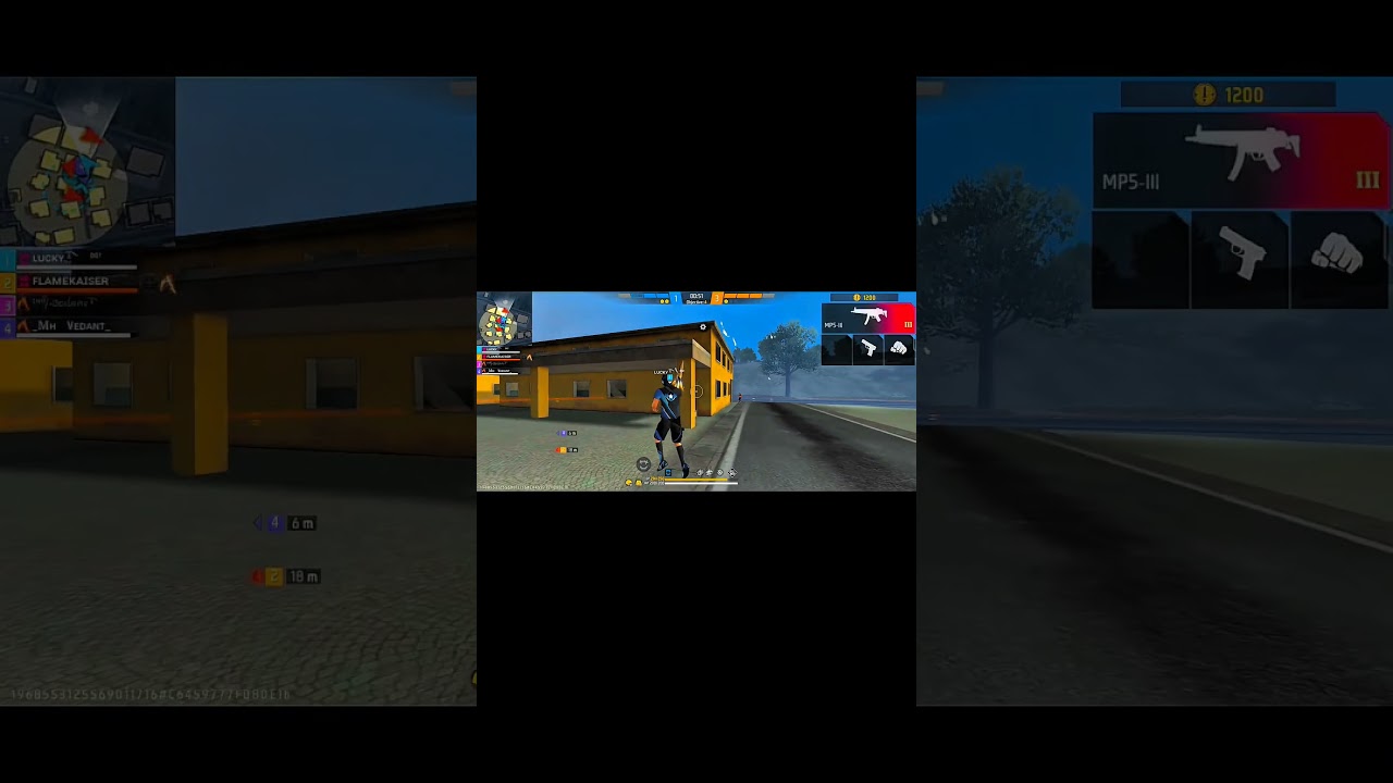 INSANE 1vs4 MP5 Clutch Gameplay! free fire cs rank