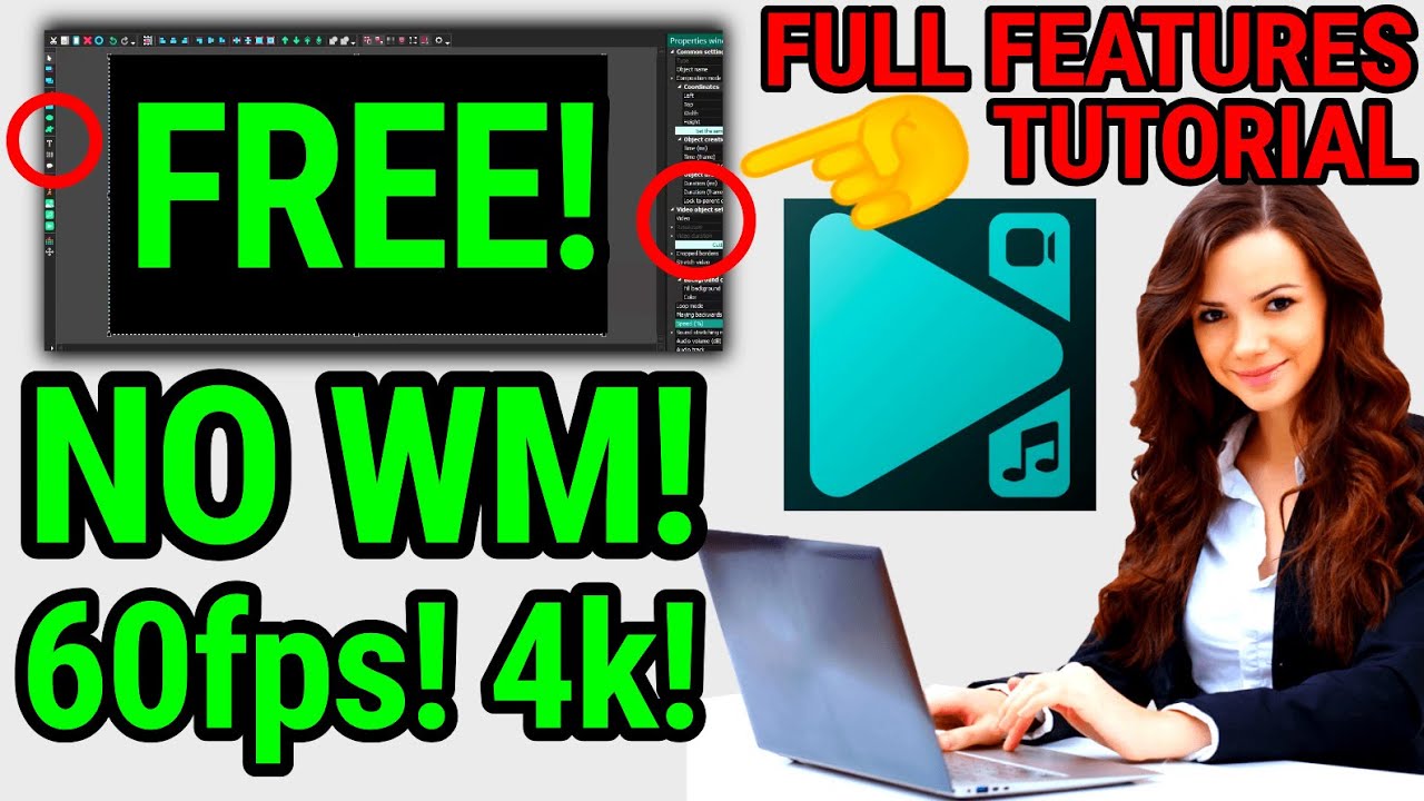 best free video editing software no watermark 4k!!!! 60fps