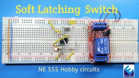 Soft Latching Power ON- OFF  Switch Using NE555 I.C  ( Circuit diagram in the description)